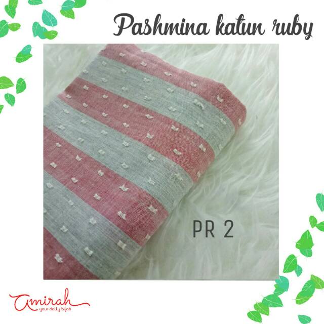 PASHMINA PASTEL KATUN RUBIAH