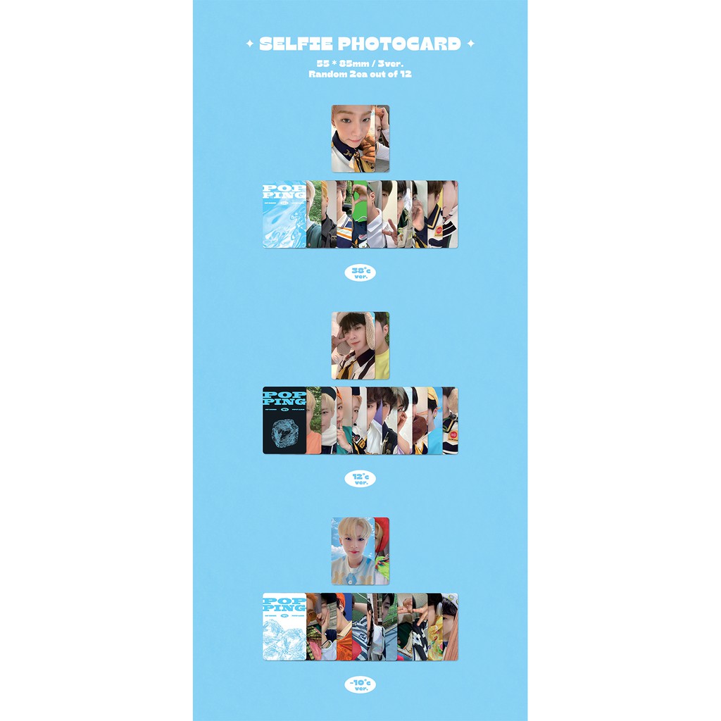 ONF Summer Popup Album POPPING 3 versions SET