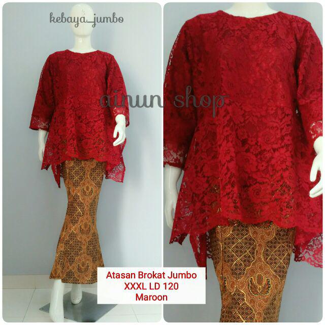 35+ Trend Terbaru Model Kebaya Brokat Jumbo