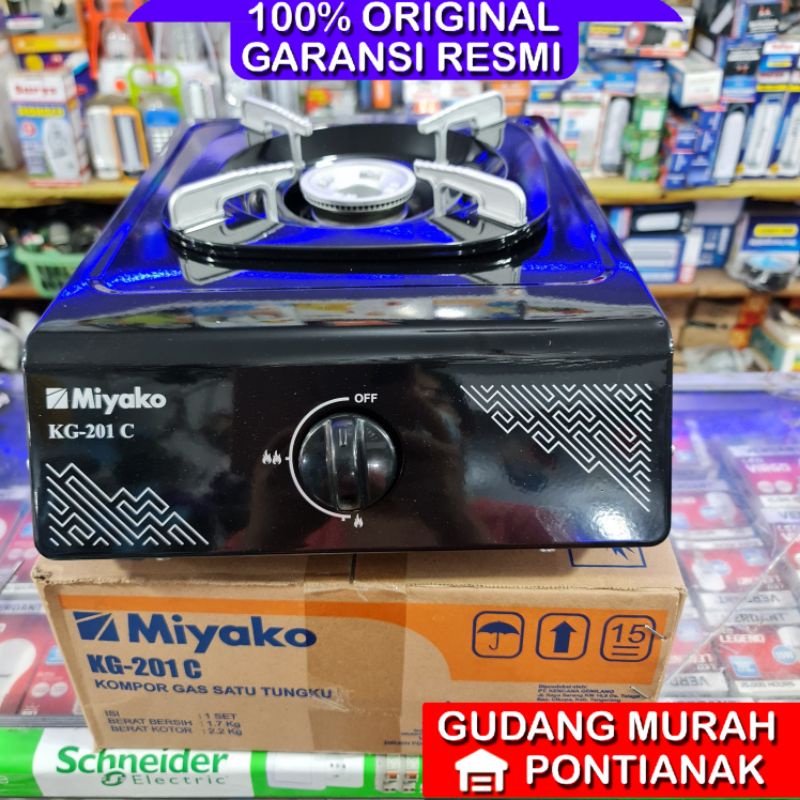 Kompor Miyako KG 201 C / Kompor 1tungku (garansi resmi) 201C