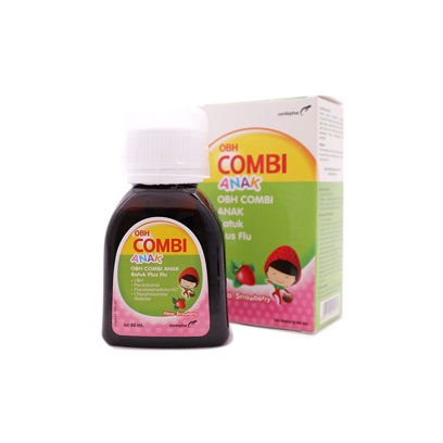 OBH COMBI ANAK BATUK PLUS FLU RASA MADU-JERUK-STRAWBERRY