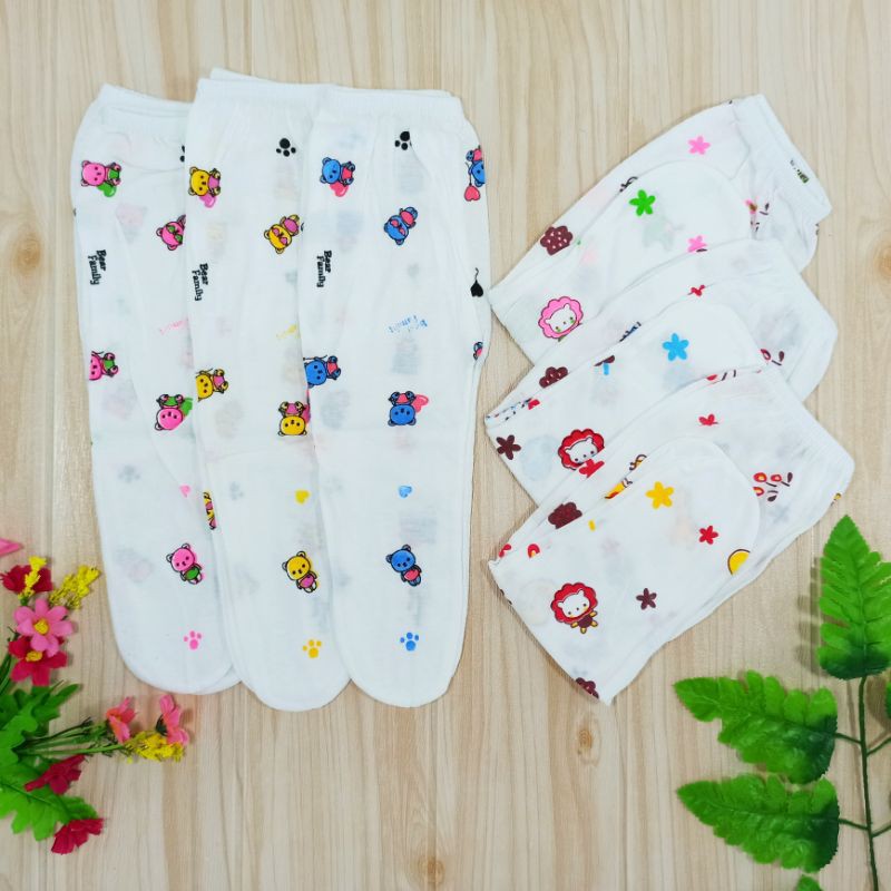 [Ss-5012] Celana Panjang Bayi 0-6bulan SNI (Paket 3pcs)