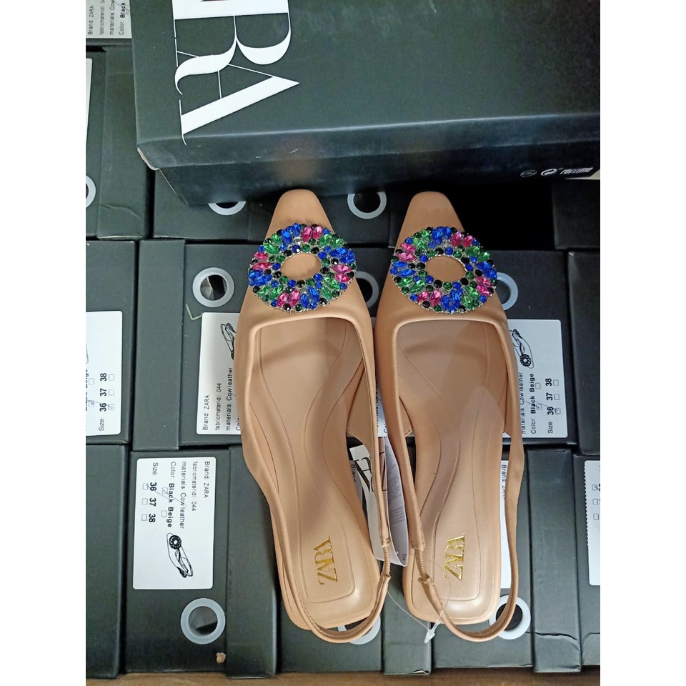 NEW!!! FLAT SHOES WANITA Z4RR44 IMPORT PREMIUM TERBARU #044