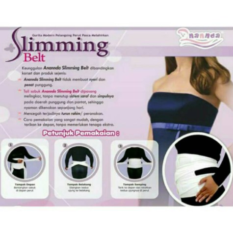 Ananda Gurita Modern Pelangsing Perut Pasca Melahirkan Sliming Korset Slimming Belt Reguler Maxi