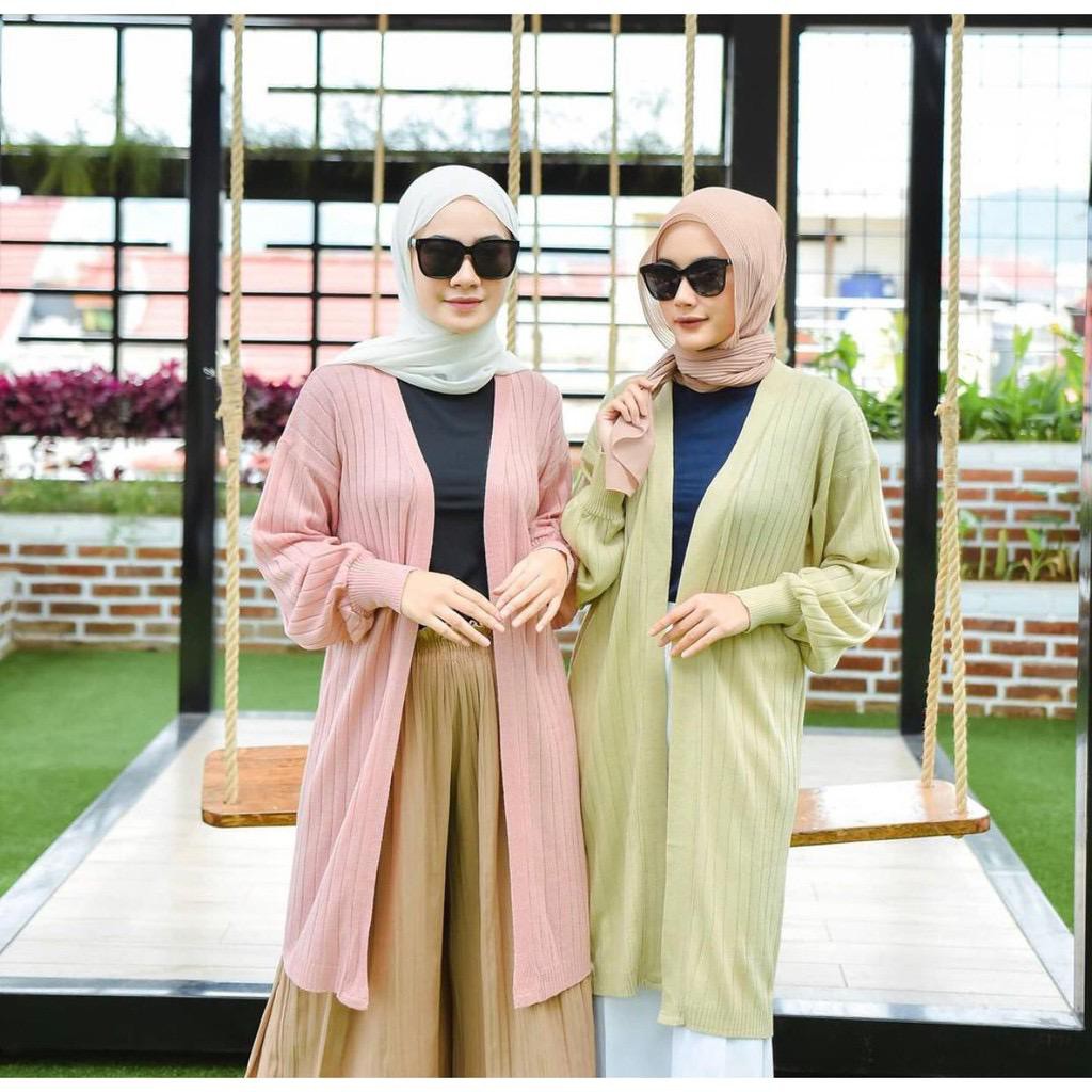 CARDIGAN RAJUT BALON// LONGCARDI BUBBLE PREMIUM//