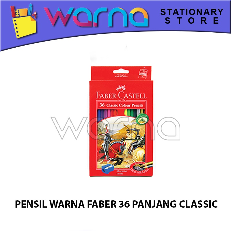 

PENSIL WARNA FABER 36 PANJANG CLASSIC