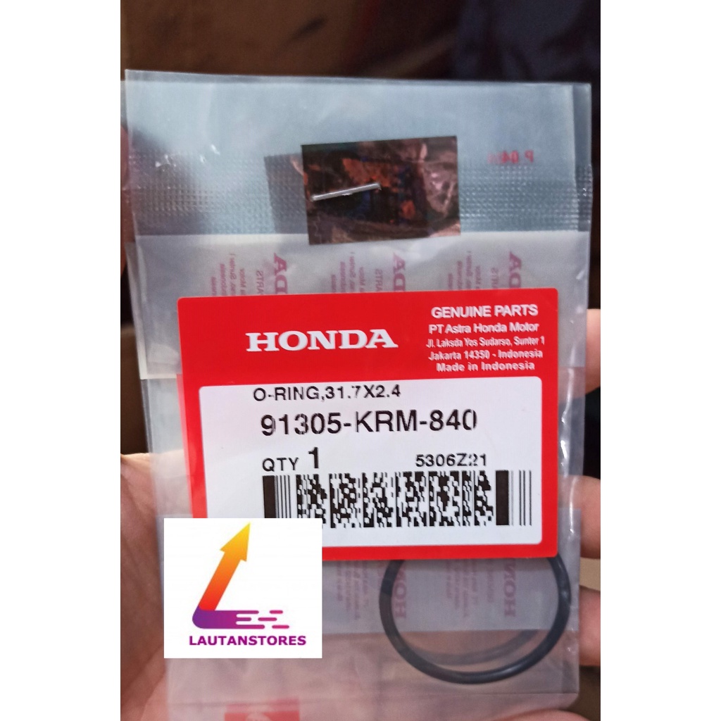 91305-KRM-840 O-RING 31.7X2.4 Tutup Magnet 91305-KRM-840 Original Honda Megapro Mono CRF CB 150 Verz