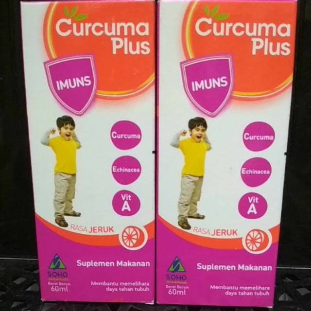 CURCUMA PLUS IMUNS VITAMIN ANAK 60 ML PENAMBAH SISTEM IMUN ANAK