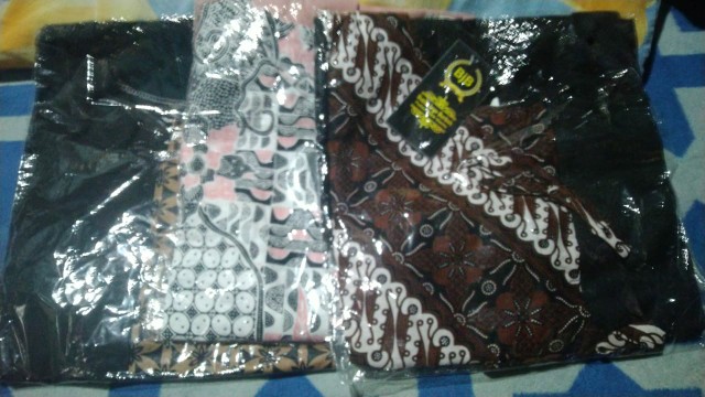 Atasan Batik Dolby Dolbi Dobby Doby Tenun Sutra Tulis Halus Katun Atbm Baron ,sarombit Atasan