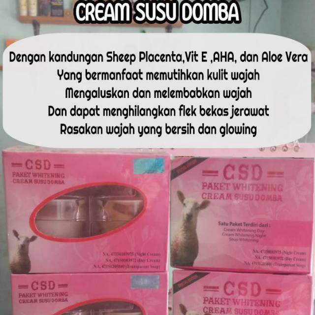 Cream Susu Domba 100% Asli