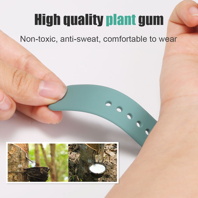 Strap Apple Watch - 38 40 42 44 mm + Tempered Glass Case Strap Sport Band iwatch Full Color Silicone Rubber