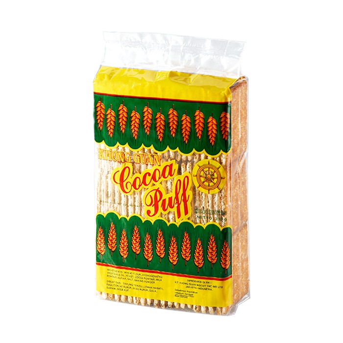 

Khong Guan Cocoa Puff Biskuit Wafer 330 Gr