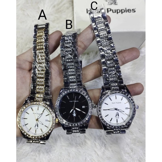 JAM TANGAN RANTAI HUSH PUPPIES PLUS BOX