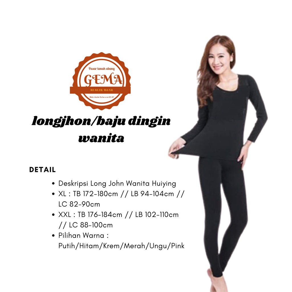 longjhon cewek/baju winter/baju musim dingin/baju anti dingin