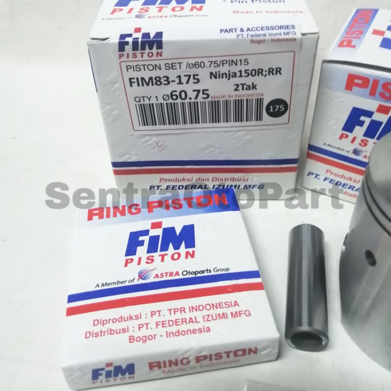 Piston seher kit ninja r ninja rr oversize 175 fim