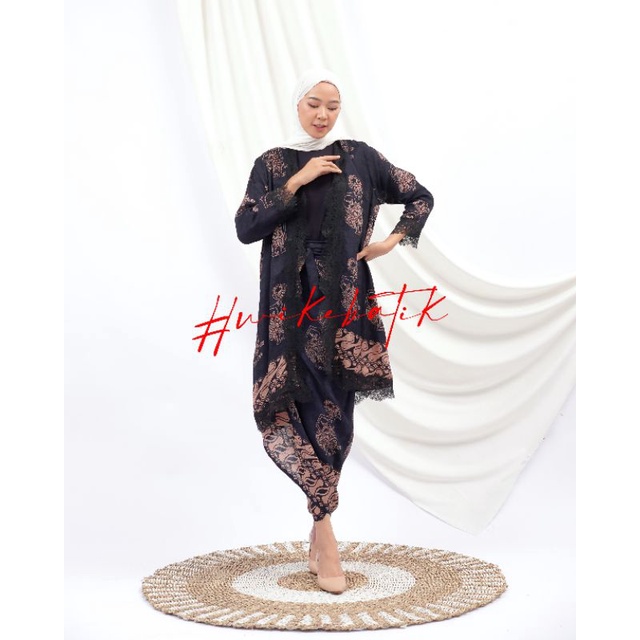 SET KEBAYA OUTER LACE WAYANG ANDIN VISCOSE