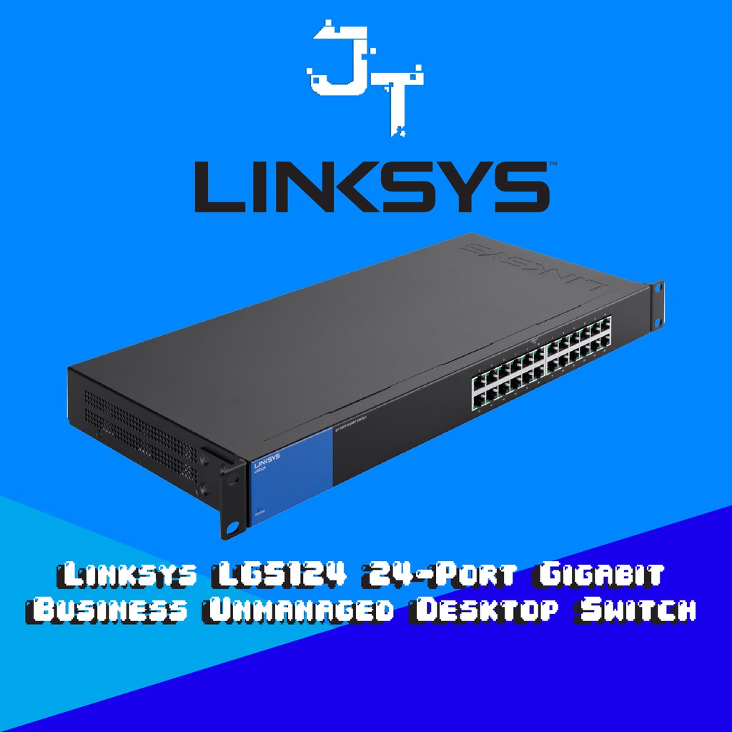 Linksys LGS124 24-Port Gigabit Unmanaged Business Desktop Switch