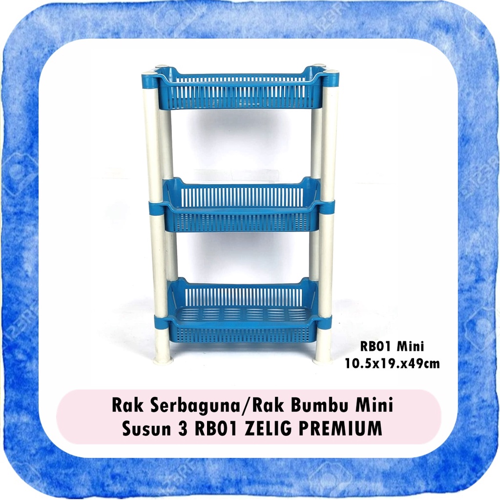 Rak Susun 3 Serbaguna MINI Premium RB01 ZELIG