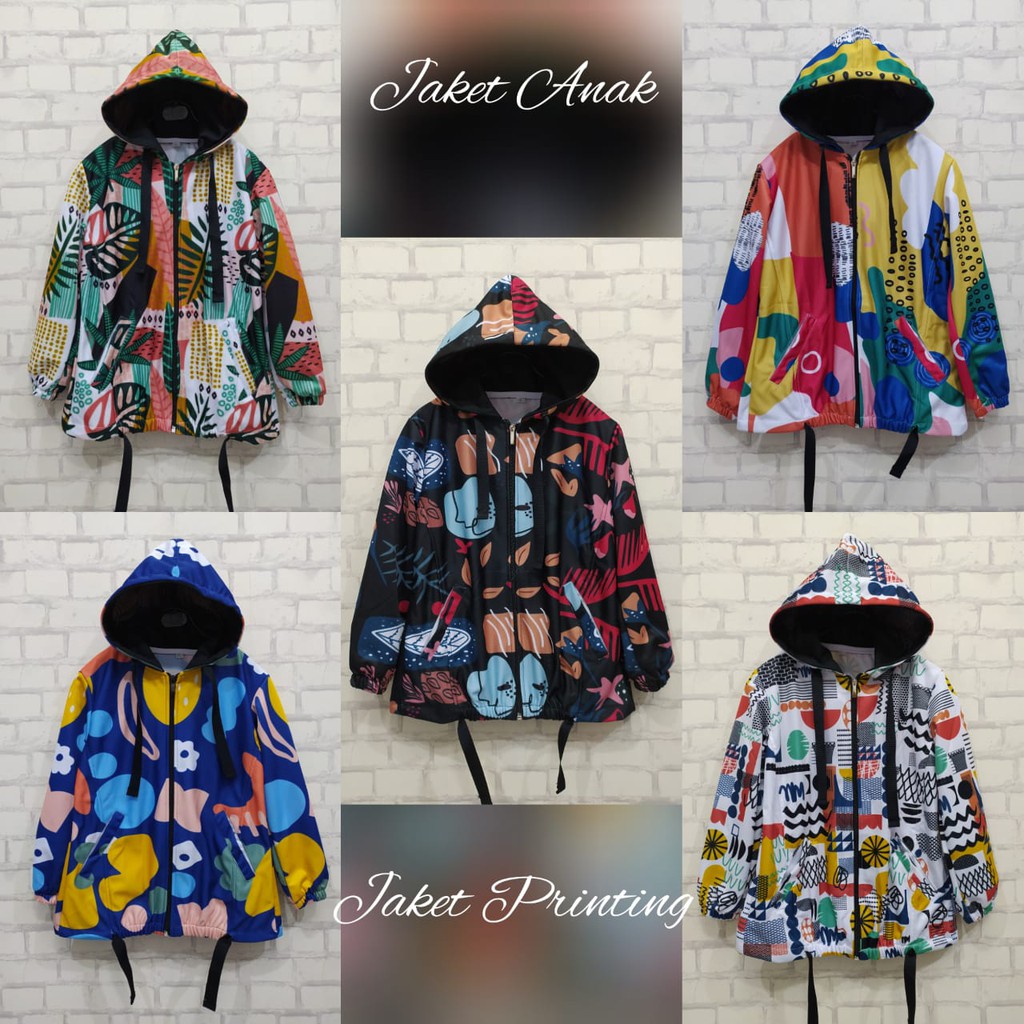 JAKET SEPEDA ANAK / JAKET ANAK PRINTING / JAKET ANAK HOODIE