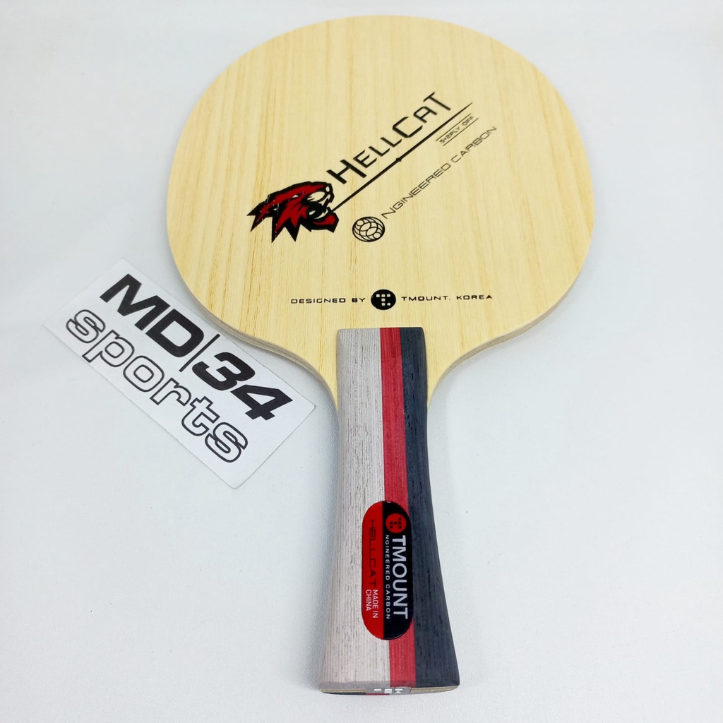 KAYU TMOUNT HELLCAT - Kayu / Blade / Bet pingpong murah