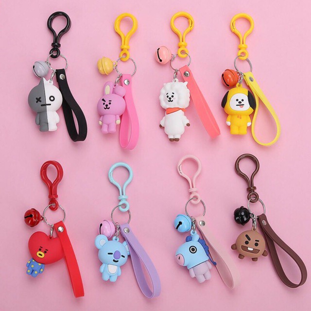 GANTUNGAN KUNCI BTS BT21 / GANTUNGAN BTS / GANTUNGAN KUNCI BTS / GANTUNGAN BONEKA