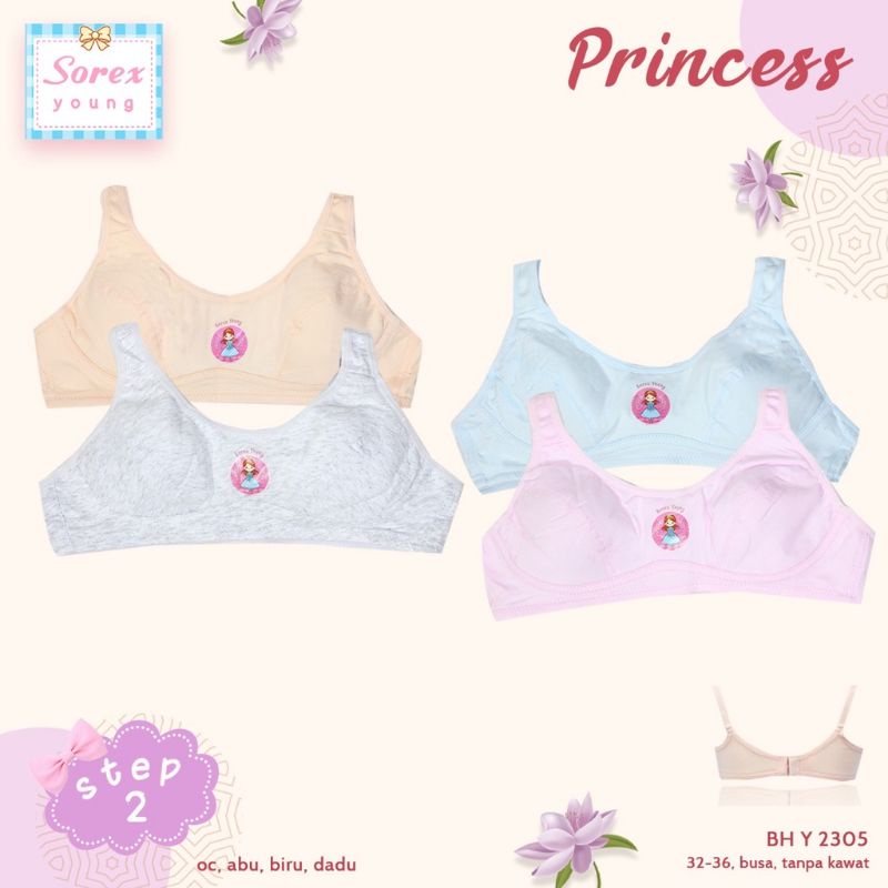 Sorex Bra Miniset Remaja Y 2305 Step 2 - BH Remaja Tanpa Kawat