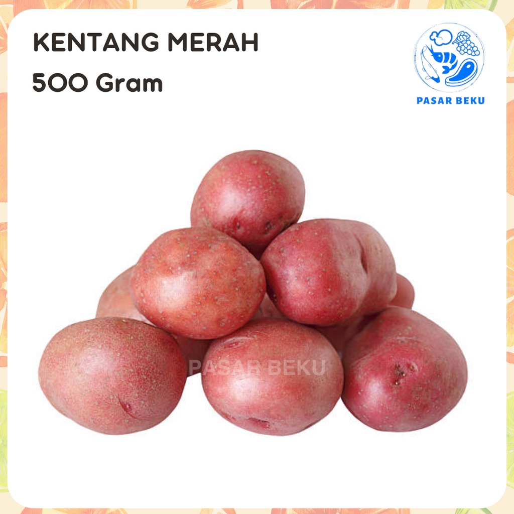 

(Khusus AREA SUMBAR) Sayuran Fresh Kentang Kulit Merah Berastagi Dieng Pasar Beku Padang