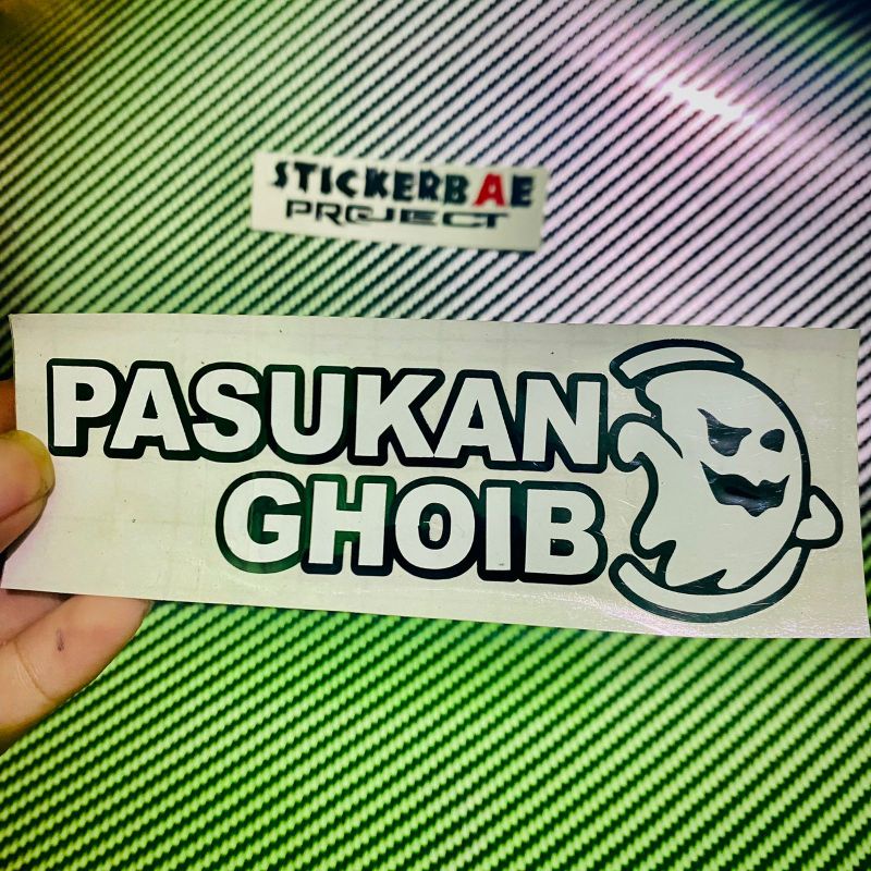 stiker pasukan ghoib sticker cutting sticker motor #pasukanghoib