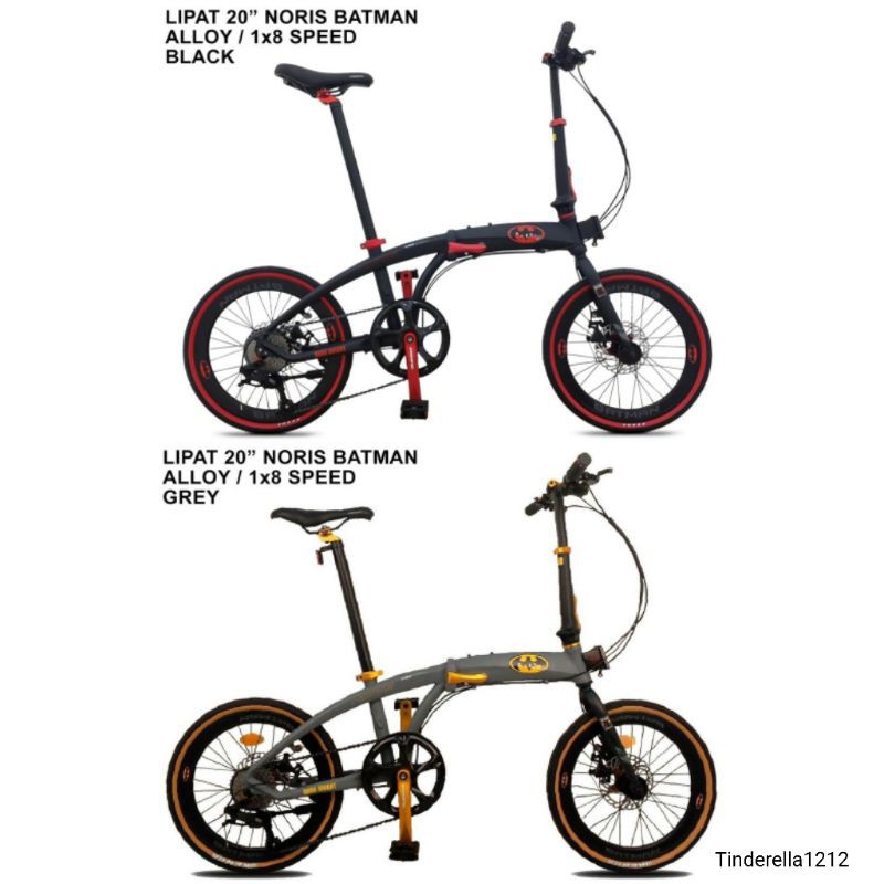Sepeda Lipat 20" Pacific Noris Batman