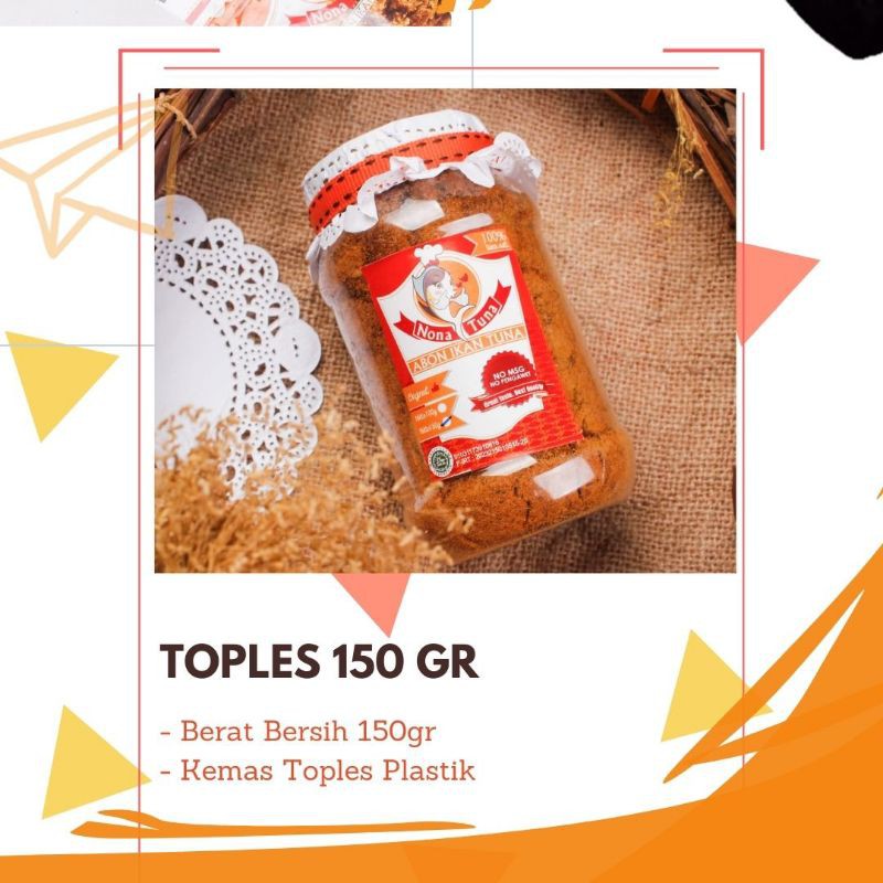 

abon ikan tuna original toples 150gram