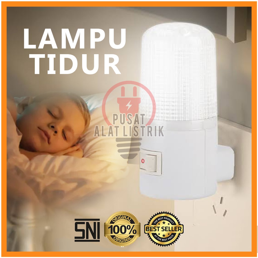 LAMPU TIDUR LED 4 LED 0.1W NIGHT LIGHT