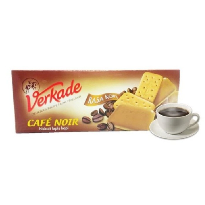 

Wafer-Biskuit- Verkade Biscuit Cafe Noir Biskuit Lapis Kopi 90 G -Biskuit-Wafer.