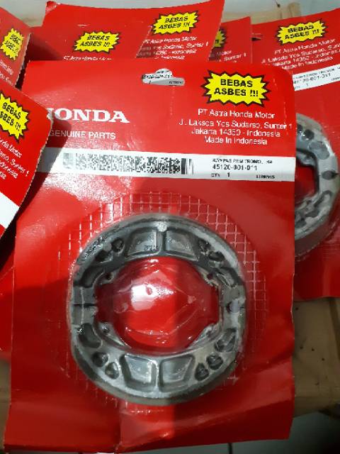 Kampas rem belakang supra x grand astrea win supra x 125 kharisma