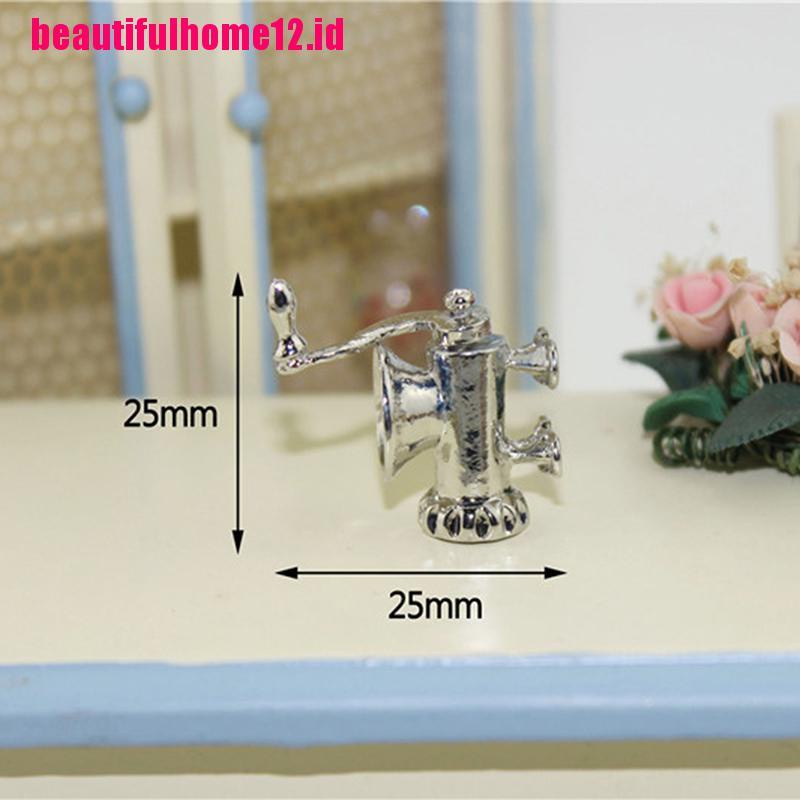 【beautifulhome12.id】1:12 Miniature meat grinder dollhouse diy doll house decor accessories