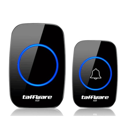 Taffware Bell Pintu Wireless Remote LED 38 Tunes 1 PCS Receiver