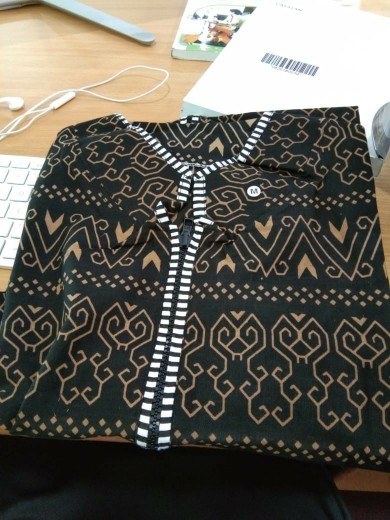 Batik Tunik Zipper/resleting Depan/af055ht Yelbor Navbor / Batik Modern