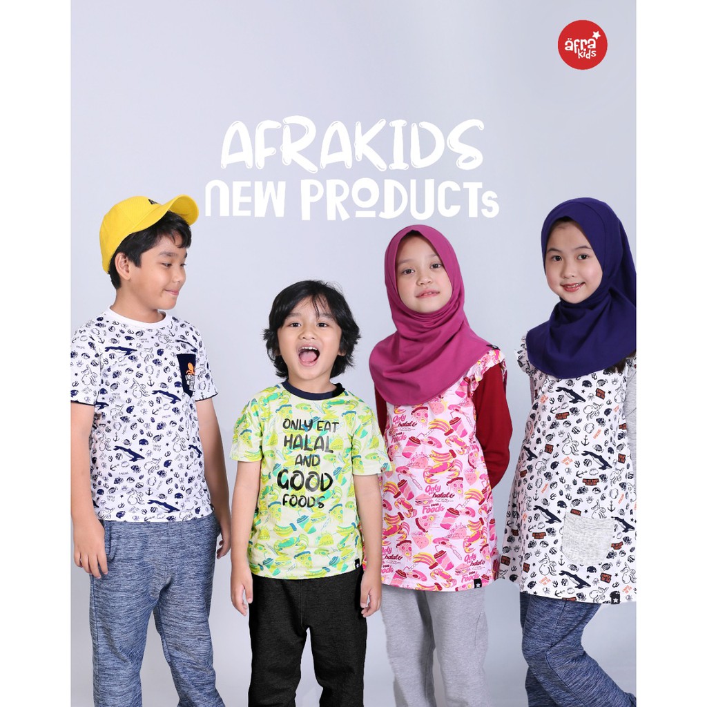 Kaos Afrakids couple FULL SABLON AF296 + AF297 &amp; AF294 + AF295