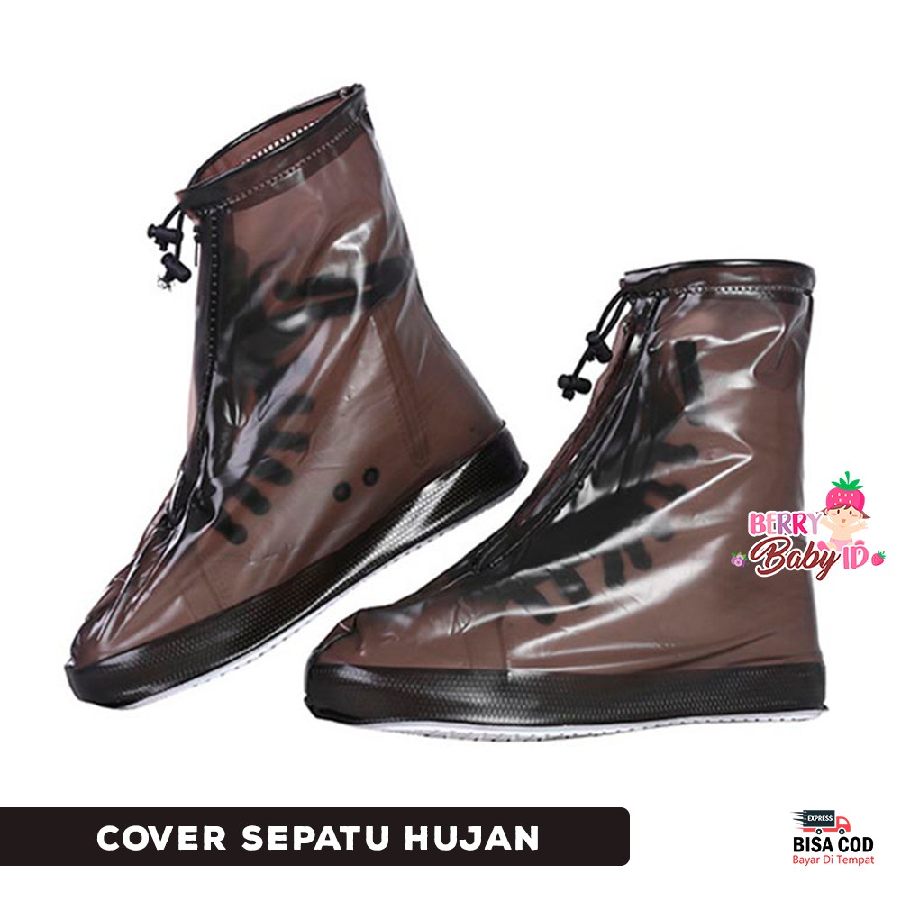 Berry Mart Shoes Rain Cover Sepatu Hujan Raincoat Tebal Jas Hujan JKN041 Berry Mart