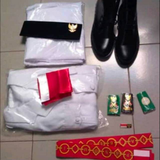 1 seragam PDU paskibra 1 set