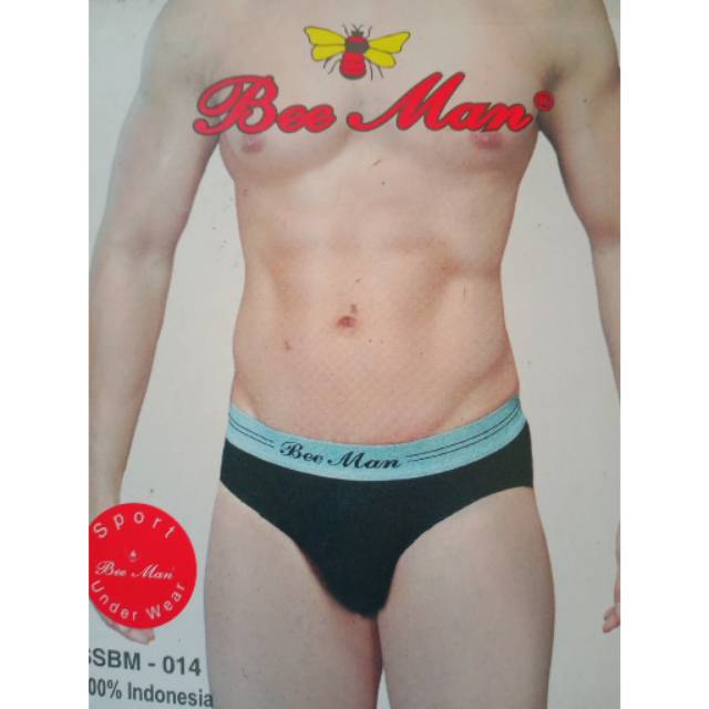 CELANA DALAM PRIA BEE MAN || MEN'S BRIEFS 014 // ISI 2 PCS