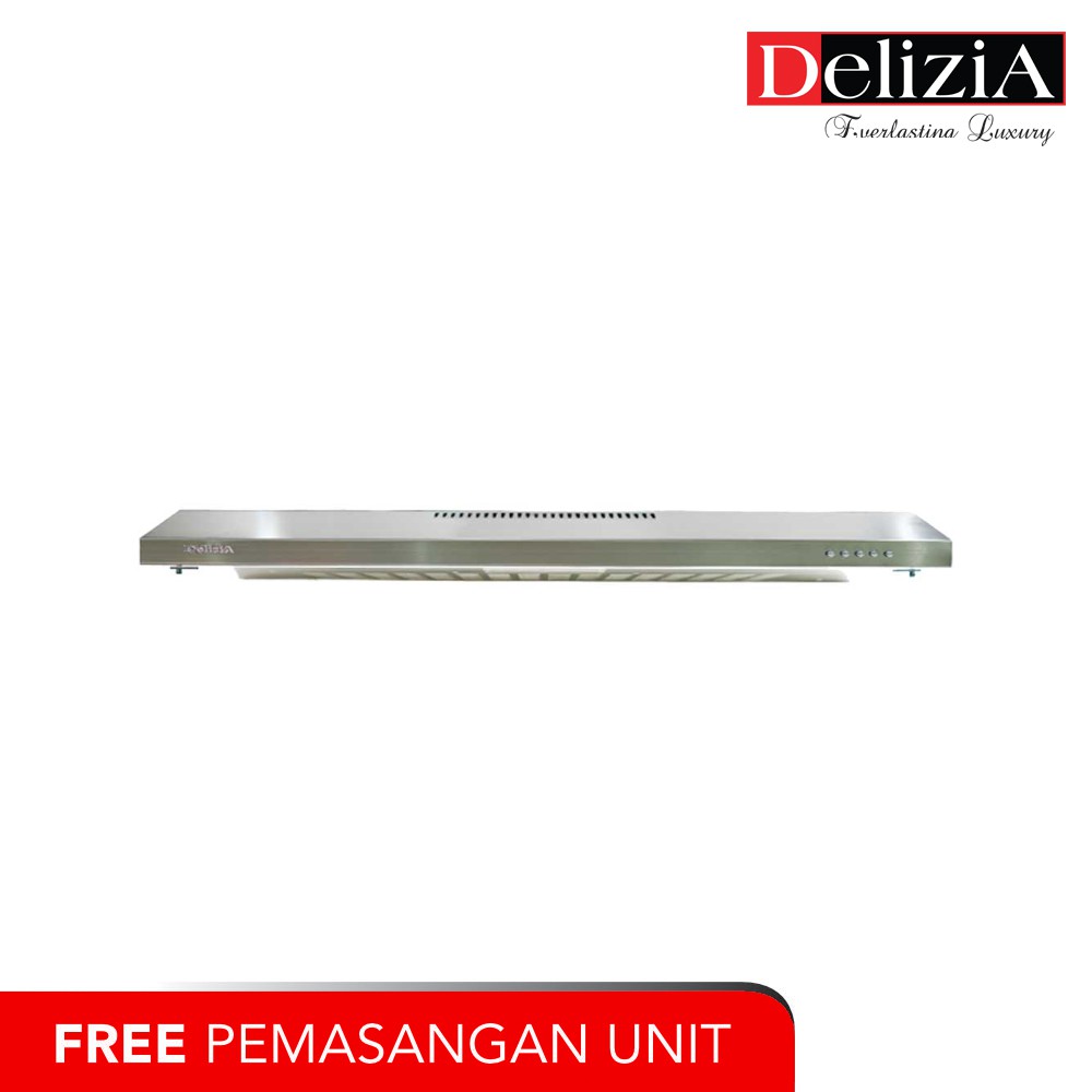 DELIZIA Tudung Hisap 60 Cm DSH6C4IX, Slim Hood