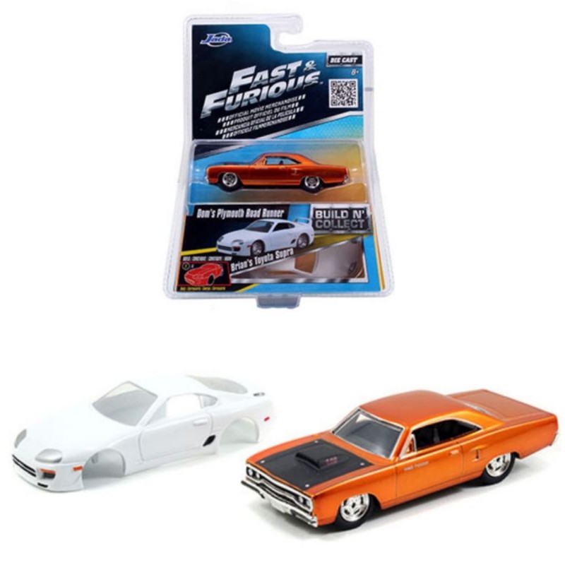 Diecast Mobil Fast furious Jada Skala 1:55 Fast Furious Miniatur Mobil Pajangan