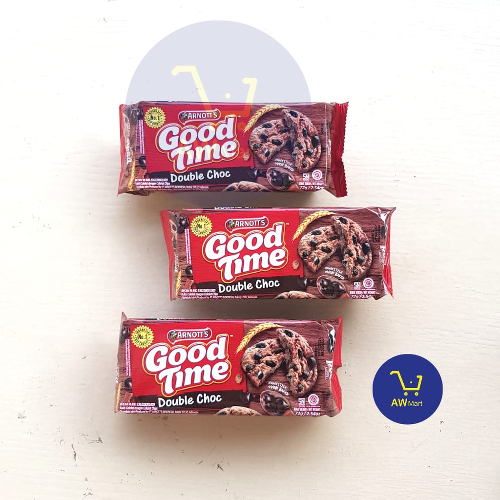 BISKUIT GOOD TIME ARNOTT'S 72 GRAM - INDONESIA'S NO. 1 CHIP COOKIES