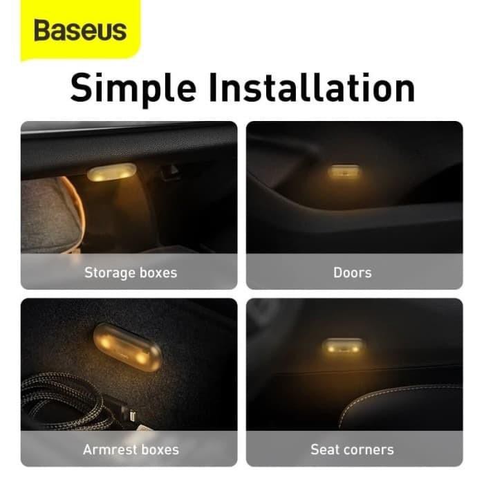 Baseus Capsule Car Interior Lights (2PCS) - Lampu Kabin Mobol Interior