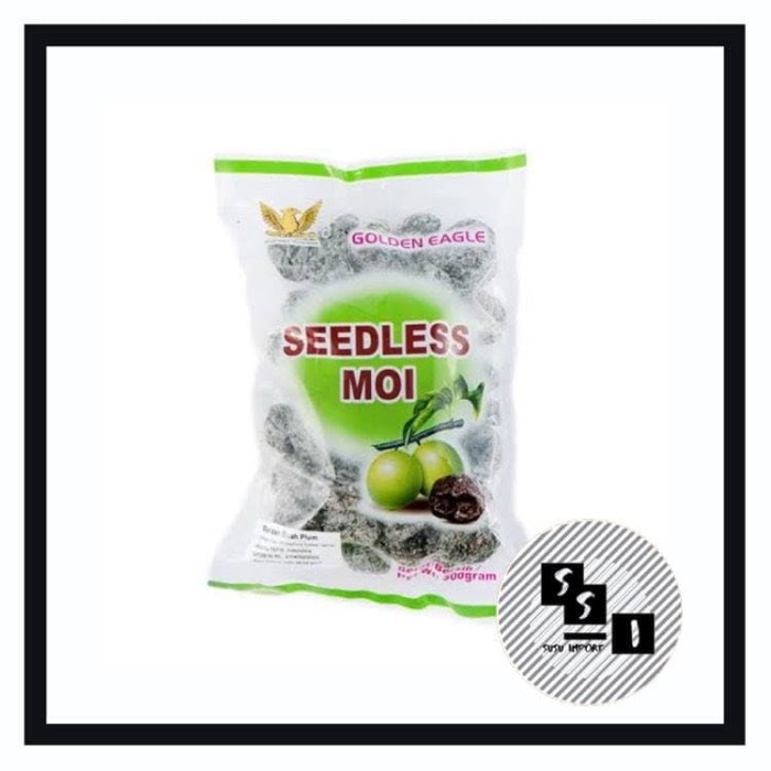 

Buah Kering - Golden Eagle Seedless Moi/ Manisan Buah Plum/ Manisan Plum Kering 500G