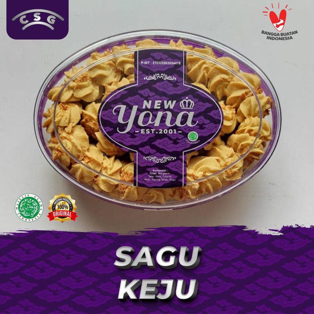 [KUE KERING LEBARAN] YONA COOKIES SAGU KEJU