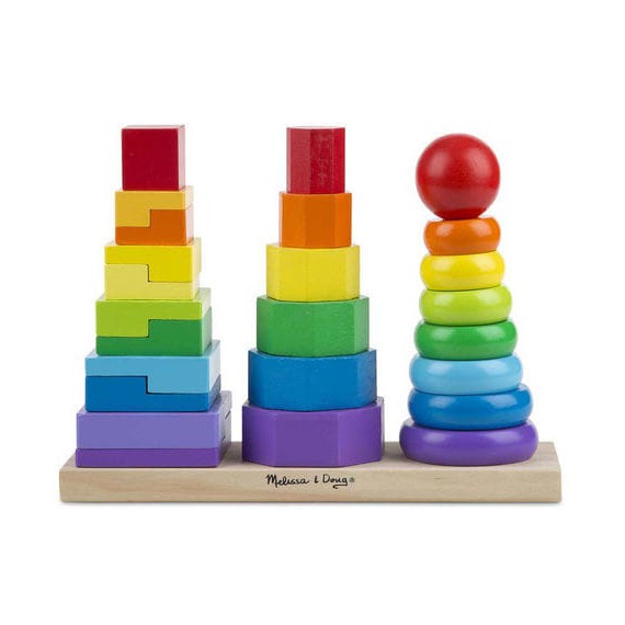 Melissa and doug Geometric Stacker