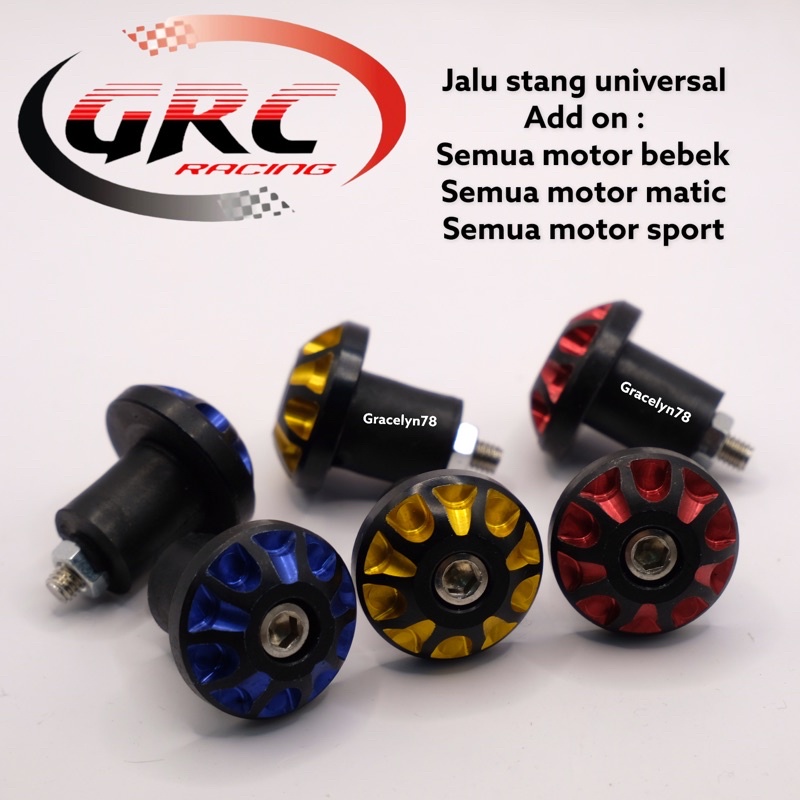 jalu stang motor flower full cnc import probolt thailand bisa untuk segala jenis motor