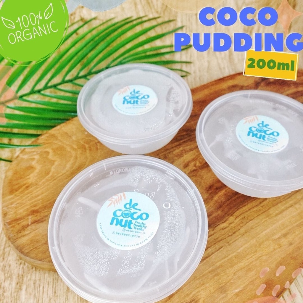 

Coconut Pudding 100% air kelapa murni tanpa pengawet,Desert Sehat&Enak