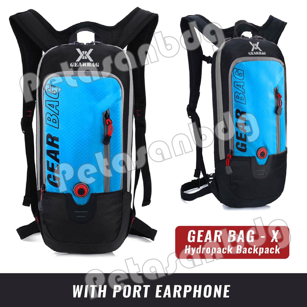 PTS -Gear Bag Running Hydropack PTS Cycling WITH EARPHONE HOLE -13096